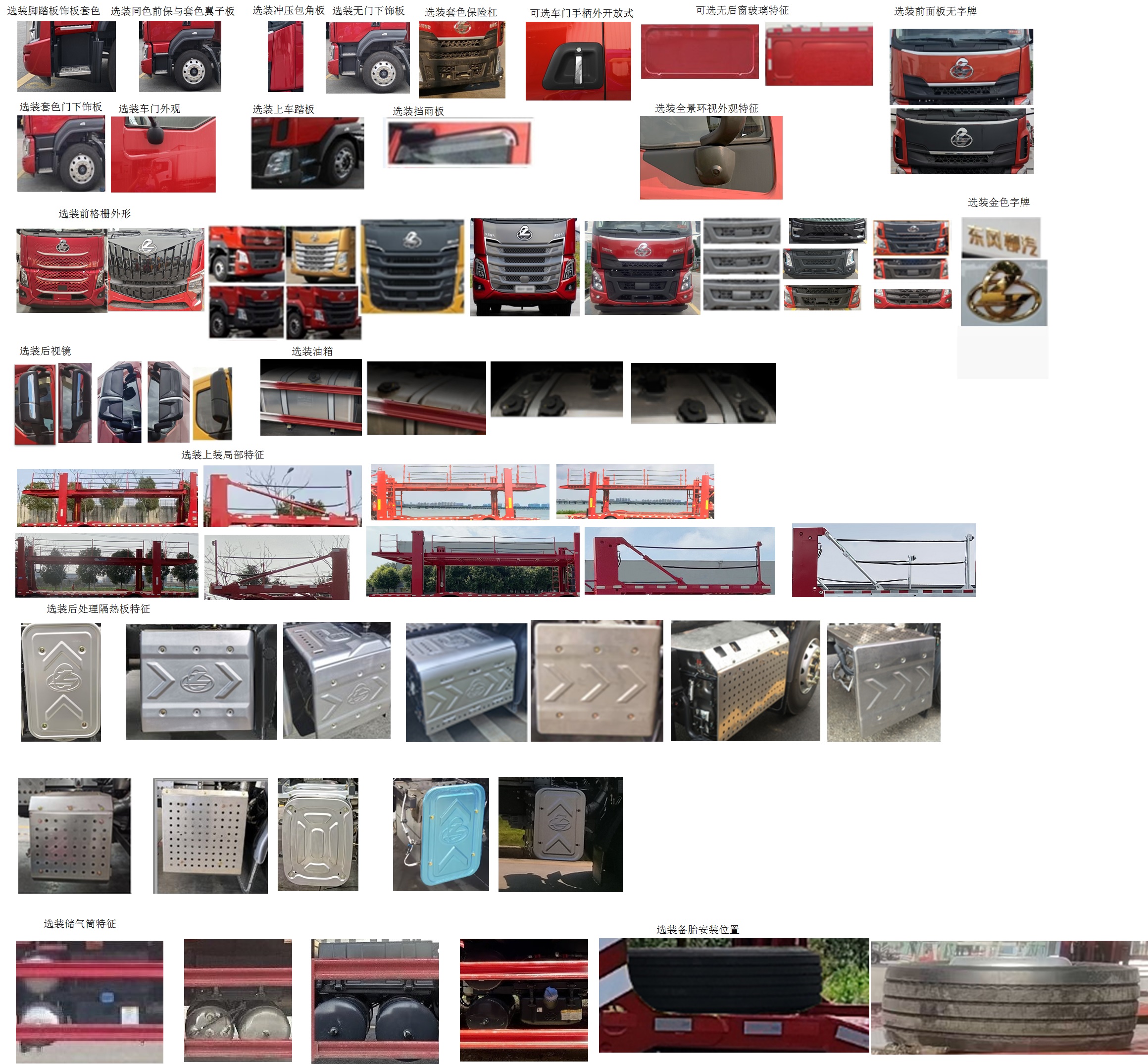 乘龍牌LZ5251TCLH5CC01車輛運(yùn)輸車公告圖片