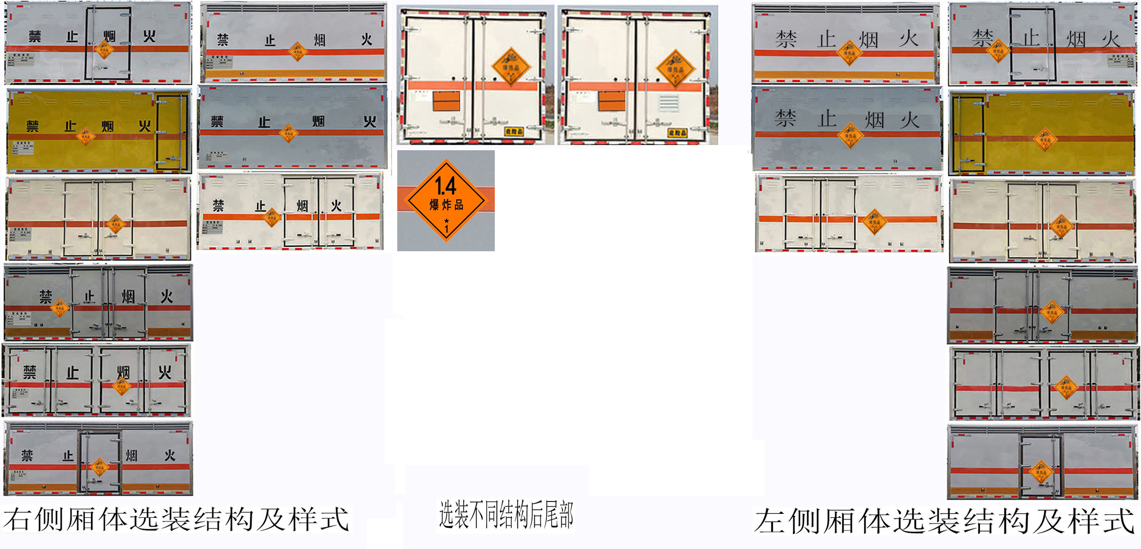 專威牌HTW5045XQYEQ6爆破器材運輸車公告圖片
