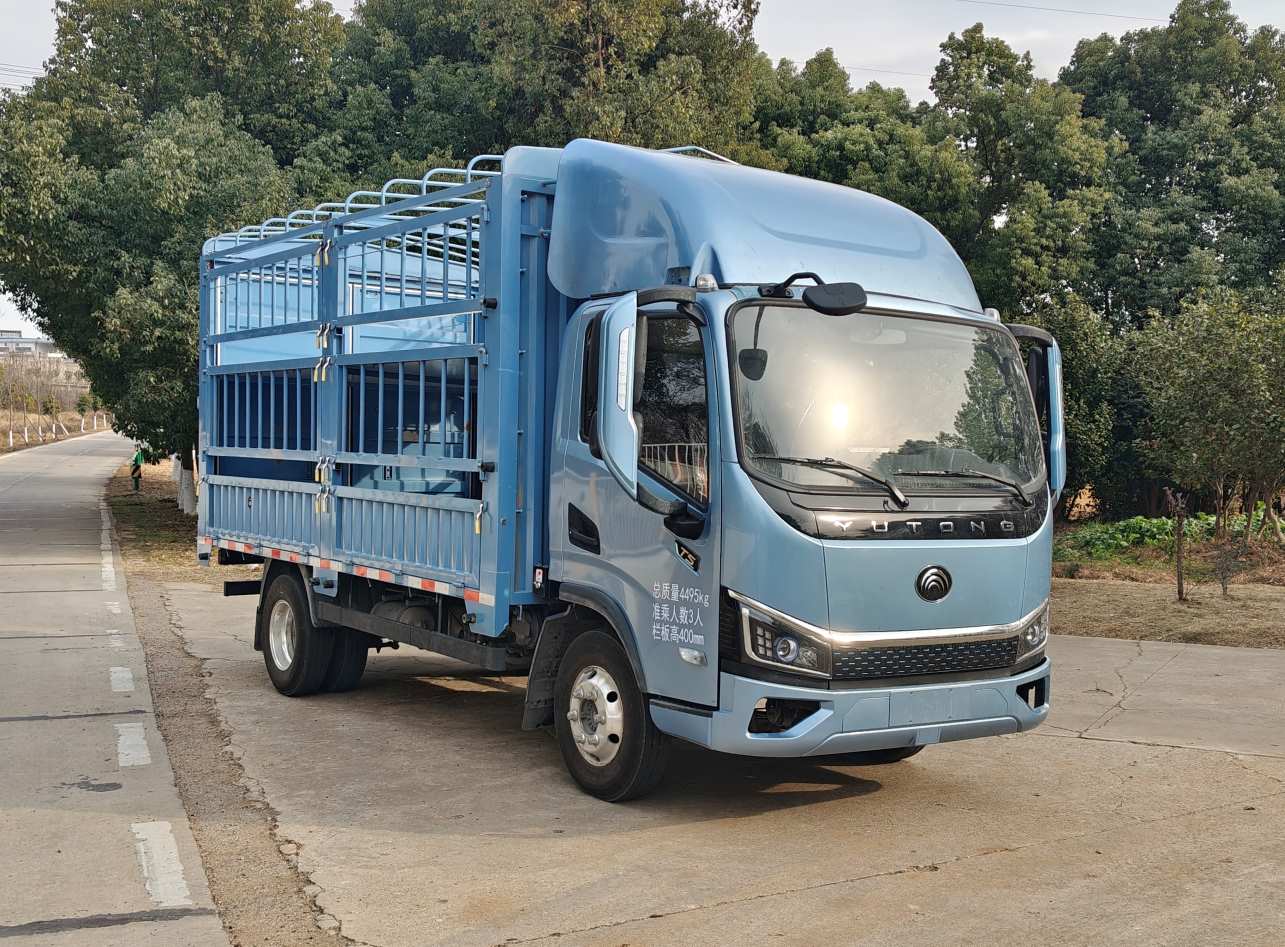 宇通牌ZKH5045CCYBEV256A純電動倉柵式運輸車