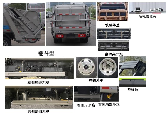 中標(biāo)牌ZBF5041ZYSBJY6F壓縮式垃圾車公告圖片