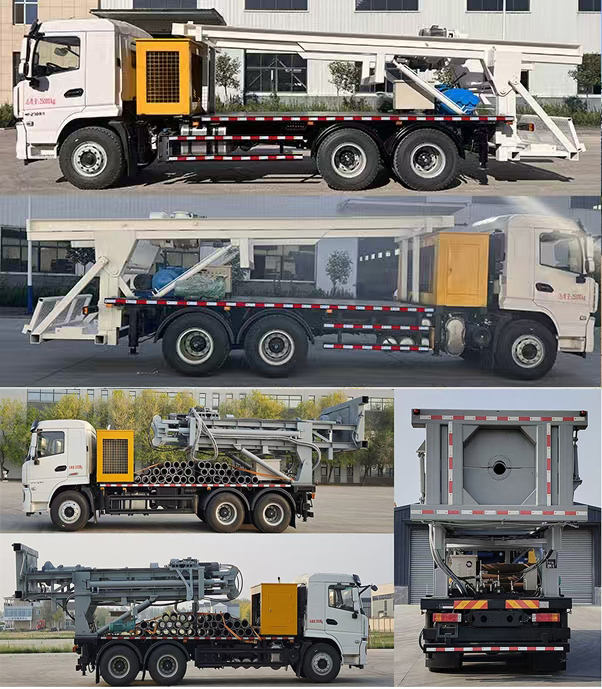 長興德龍牌ZZZ5256TZJDF6鉆機(jī)車公告圖片