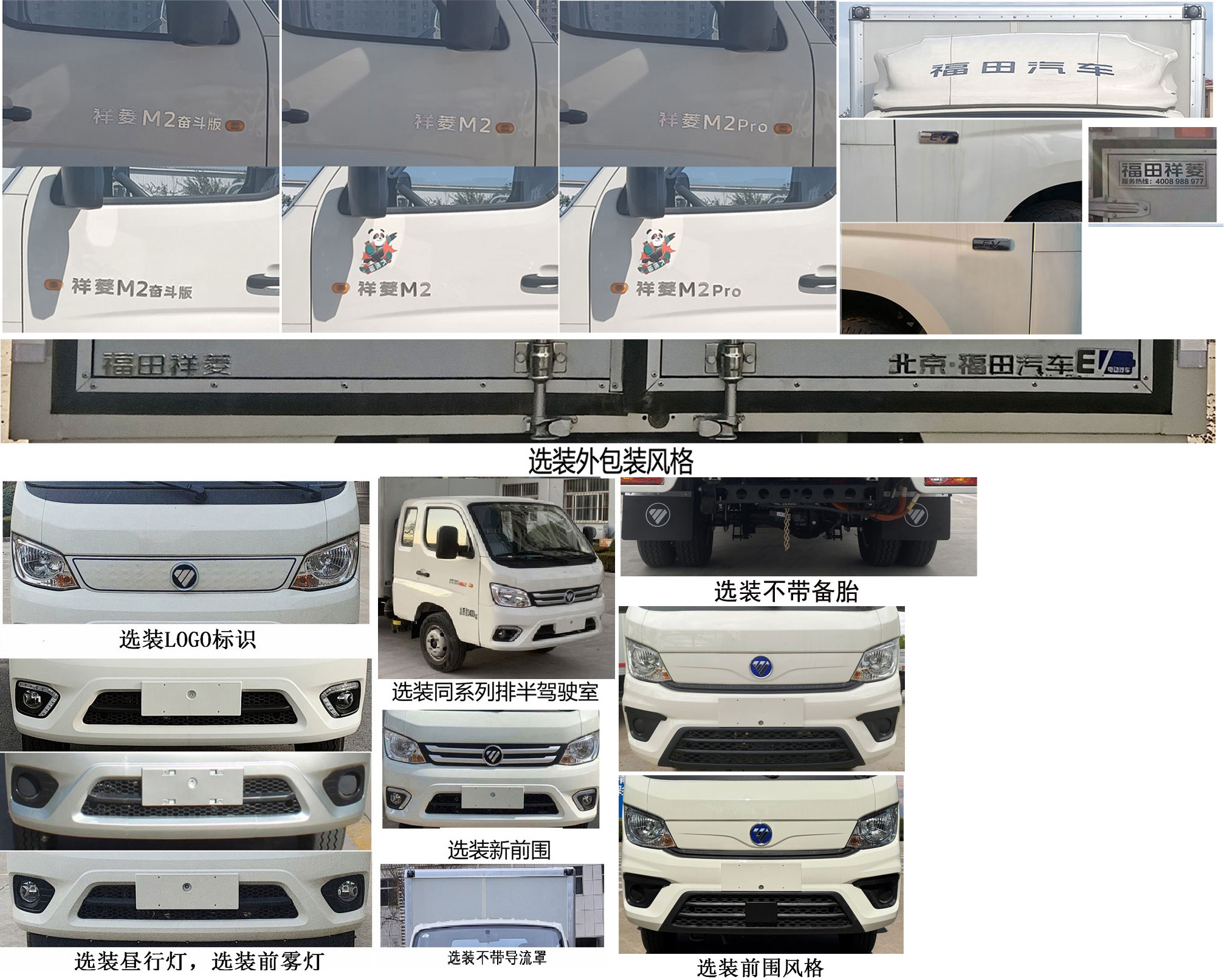 福田牌BJ5032XXYEV4純電動(dòng)廂式貨車公告圖片