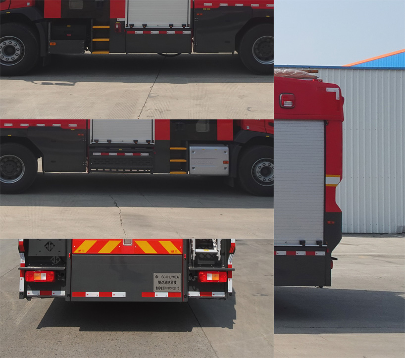 捷達(dá)消防牌SJD5311GXFSG120/WEA水罐消防車公告圖片