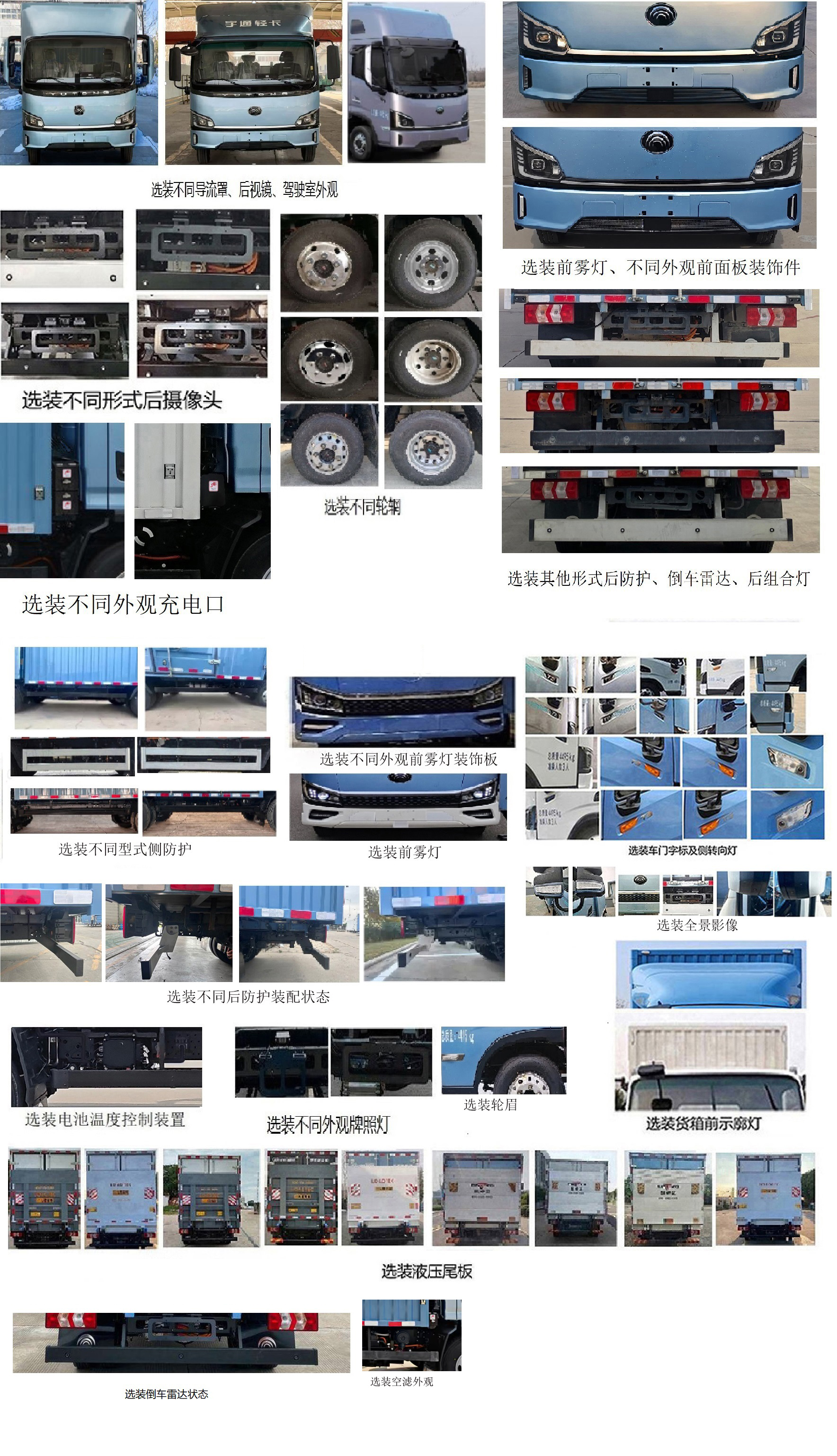 宇通牌ZKH5045XXYBEV13純電動(dòng)廂式貨車(chē)公告圖片