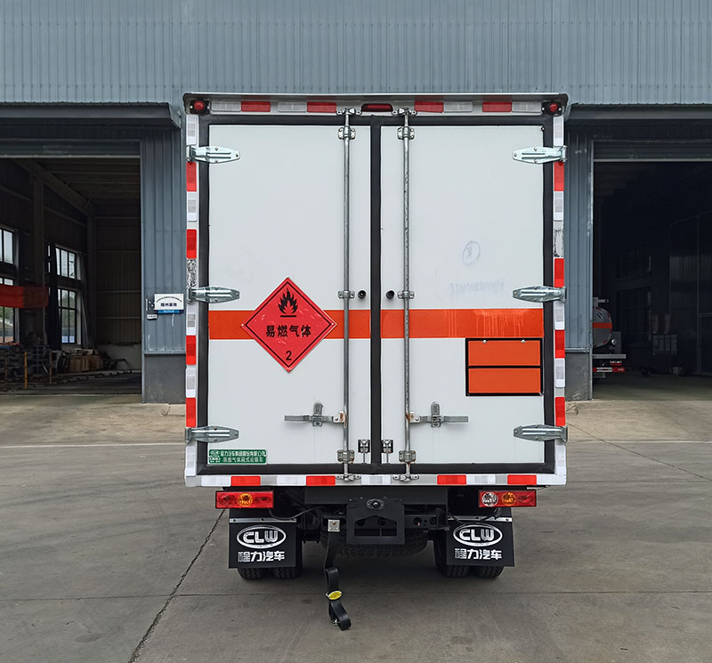 程力牌CL5031XRQ6BXW易燃?xì)怏w廂式運(yùn)輸車公告圖片
