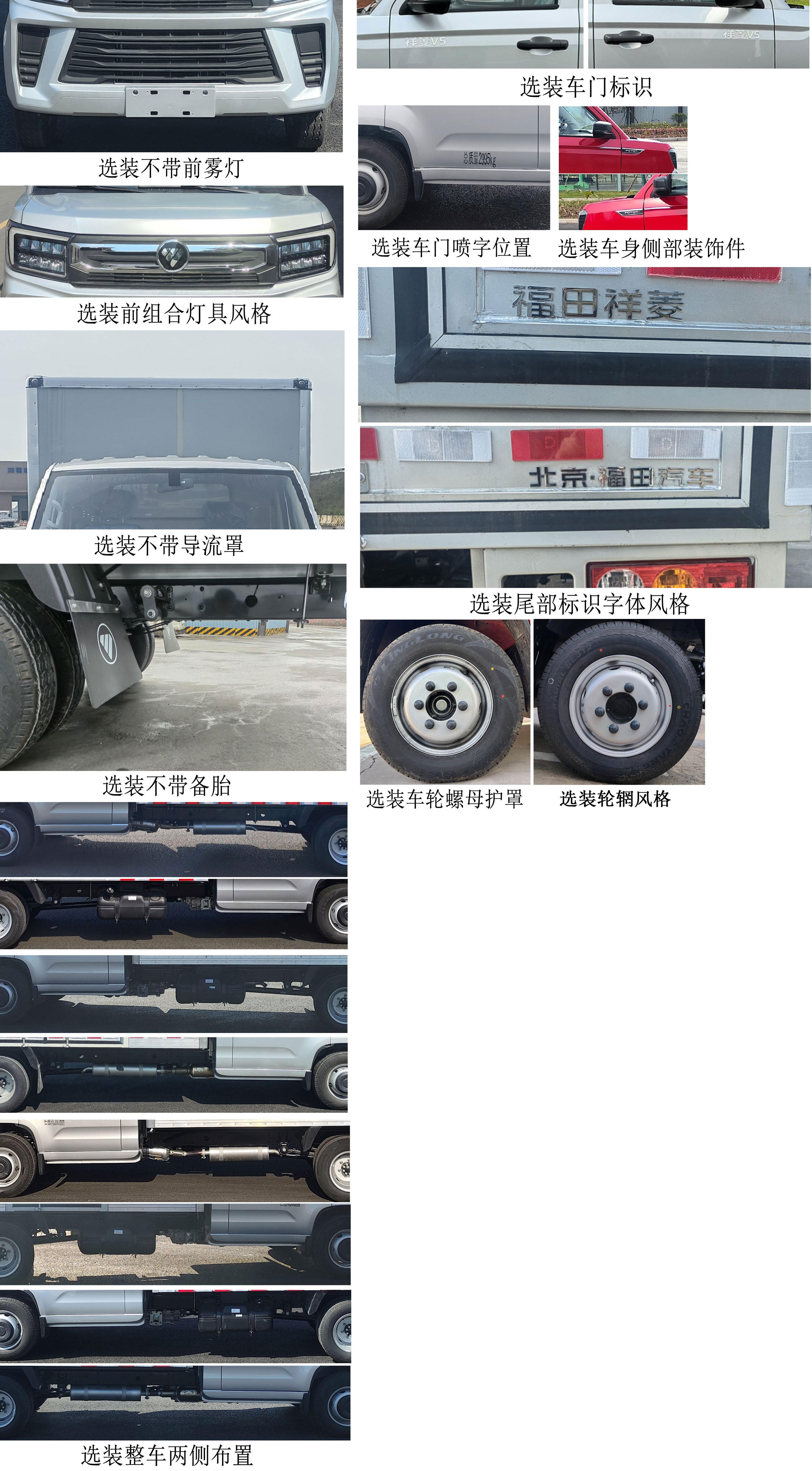 福田牌BJ5030XXY3JV7-88廂式貨車公告圖片
