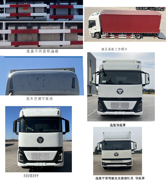 福田牌BJ5186XXY-07廂式貨車公告圖片