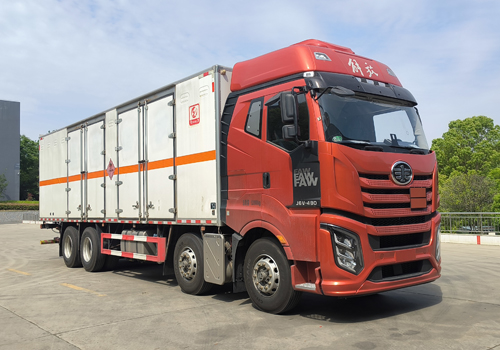 專力牌ZLC5321XRGC6易燃固體廂式運輸車