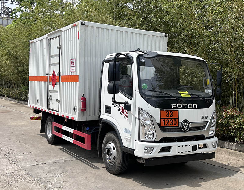 楚飛牌CLQ5090XRY6BJ易燃液體廂式運輸車公告圖片