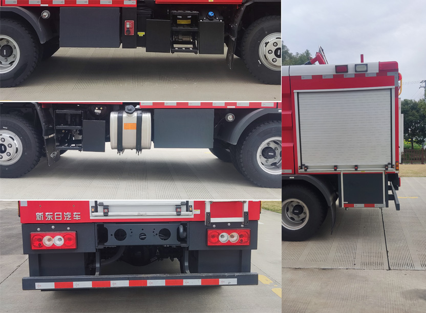 新東日牌YZR5100GXFSG40/B6水罐消防車公告圖片