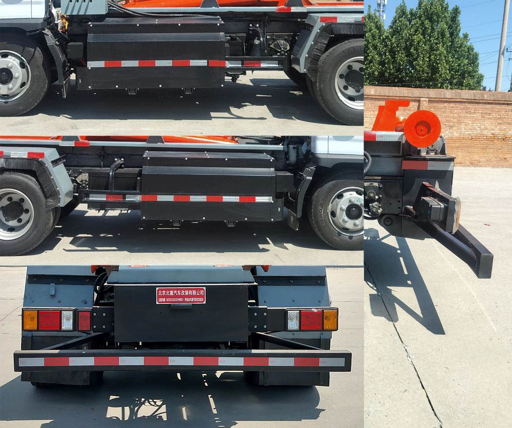 北重電牌BZD5125ZXXFMBEV純電動車廂可卸式垃圾車公告圖片