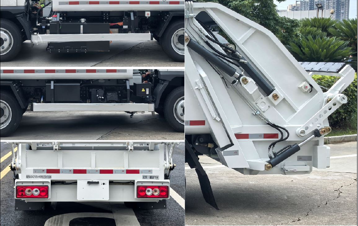 福田牌BJ5041ZYSEV-H1純電動(dòng)壓縮式垃圾車公告圖片