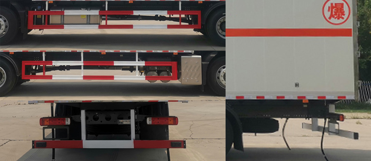 鴻天牛牌HTN5181XQY爆破器材運輸車公告圖片