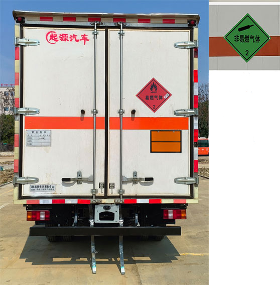 百捷牌QYY5041XRQYT6易燃氣體廂式運輸車公告圖片