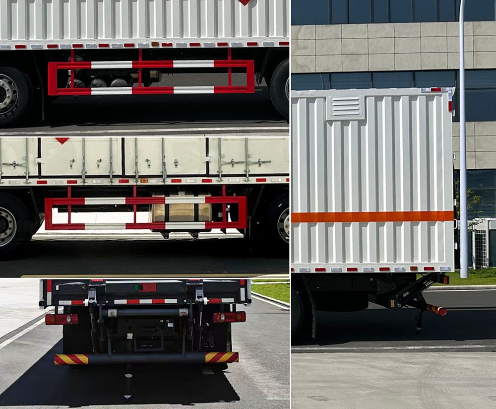 東風牌DFC5327XRQDFV6易燃氣體廂式運輸車公告圖片