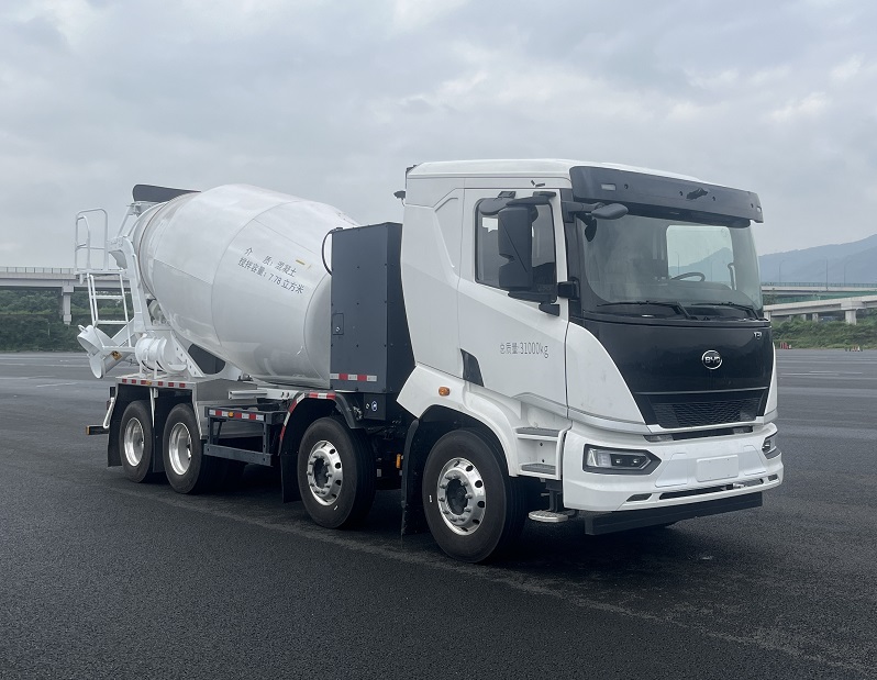 比亞迪牌BYD5310GJBBEV8純電動混凝土攪拌運輸車公告圖片