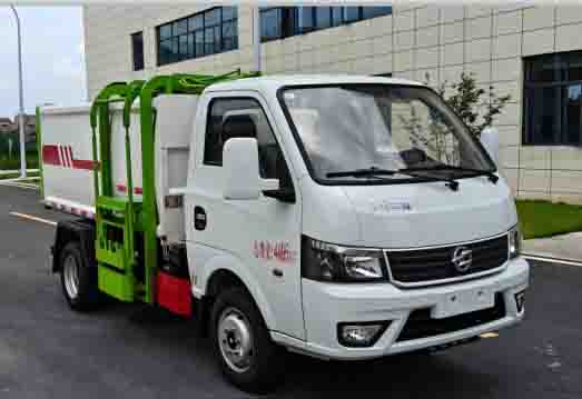 炎帝牌SZD5041ZZZDFDBEV純電動(dòng)自裝卸式垃圾車