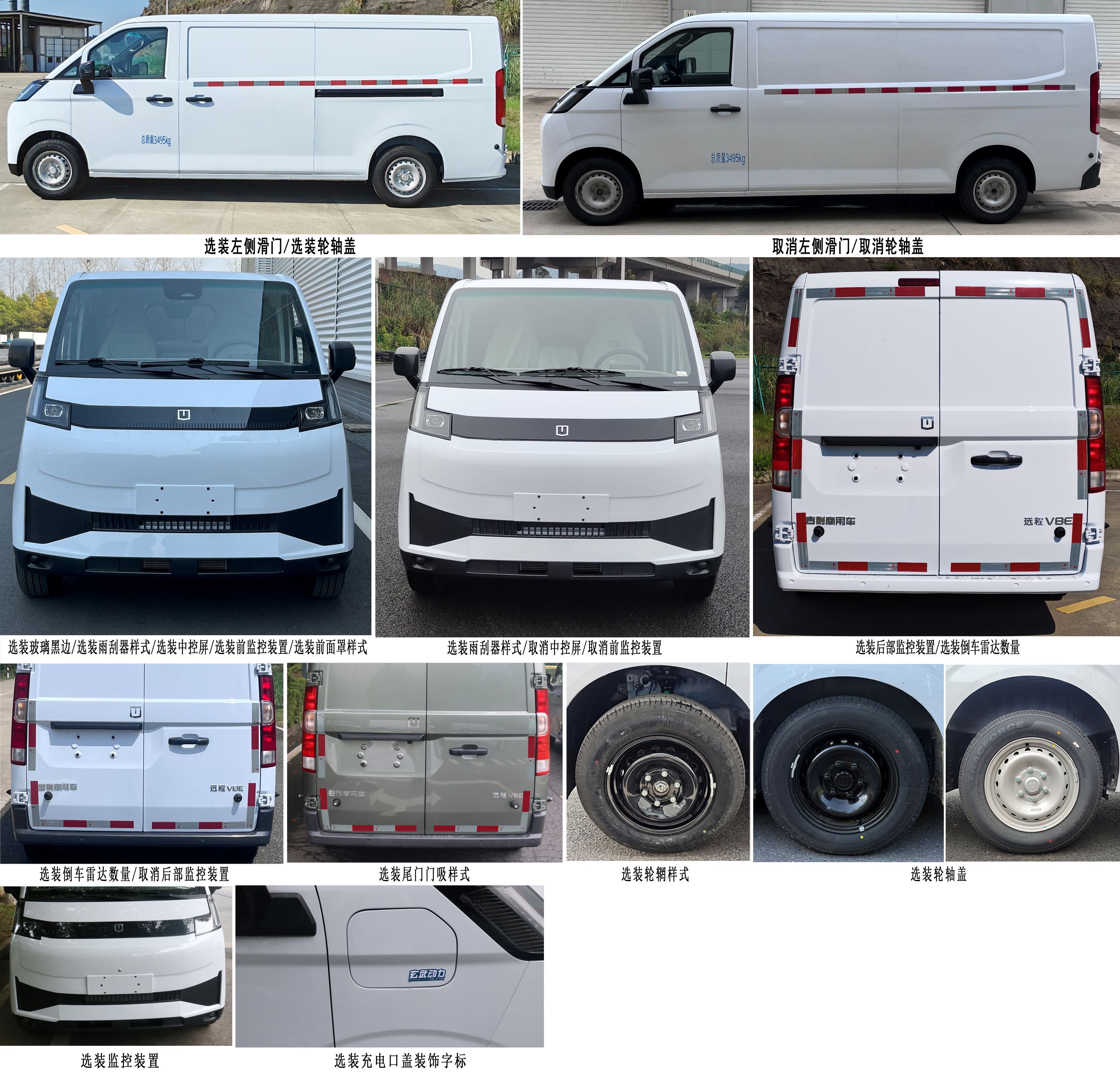 遠程牌DNC5031XXYBEVGR10純電動廂式貨車公告圖片