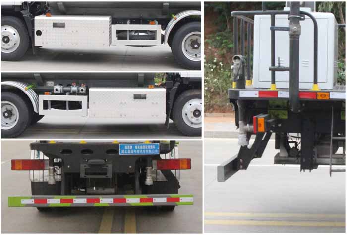 縱昂牌CLT5122GPSFDBEV純電動綠化噴灑車公告圖片