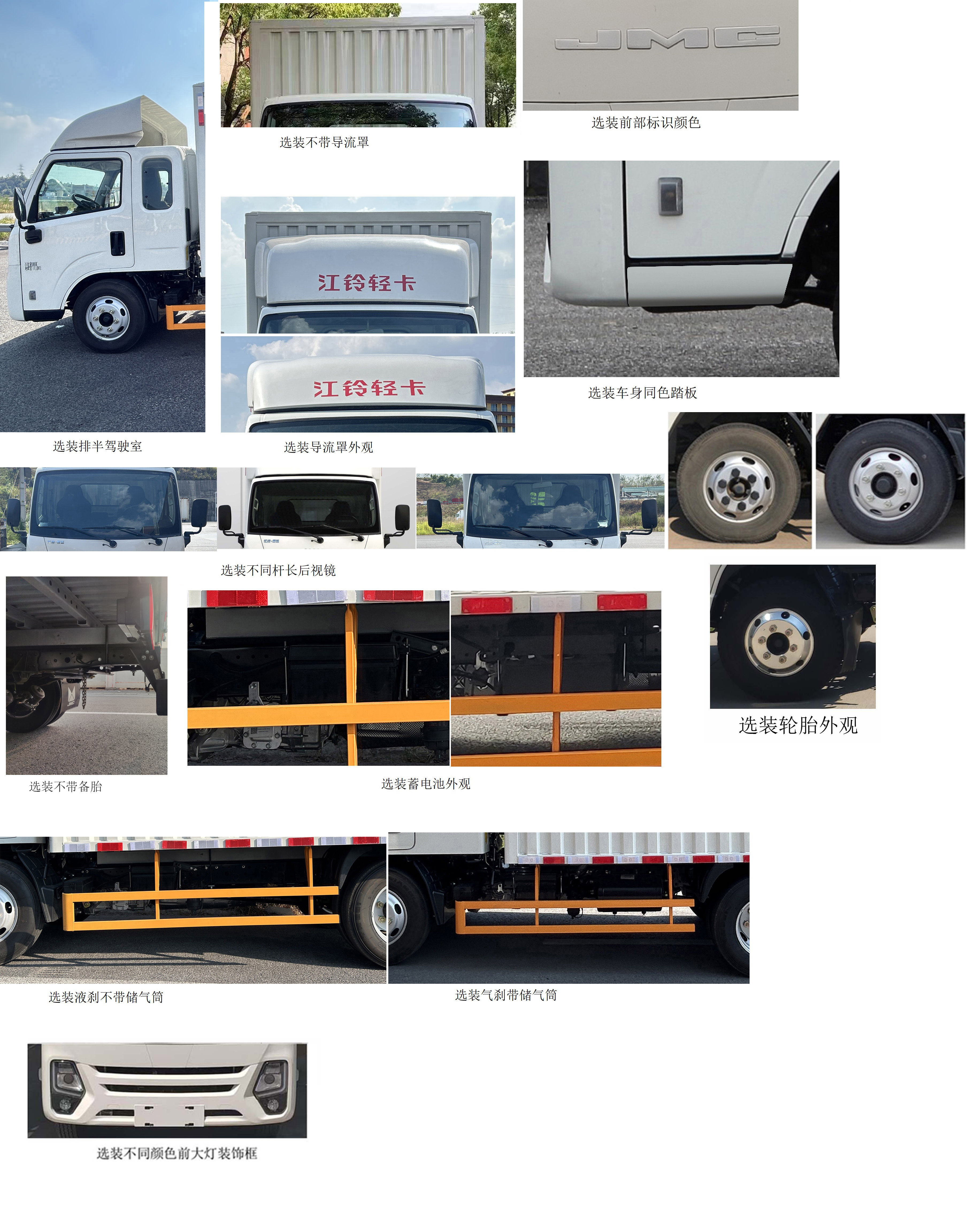 江鈴牌JX5041XYKTCM26翼開啟廂式貨車公告圖片