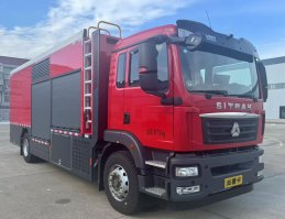 大流量排水抢险车