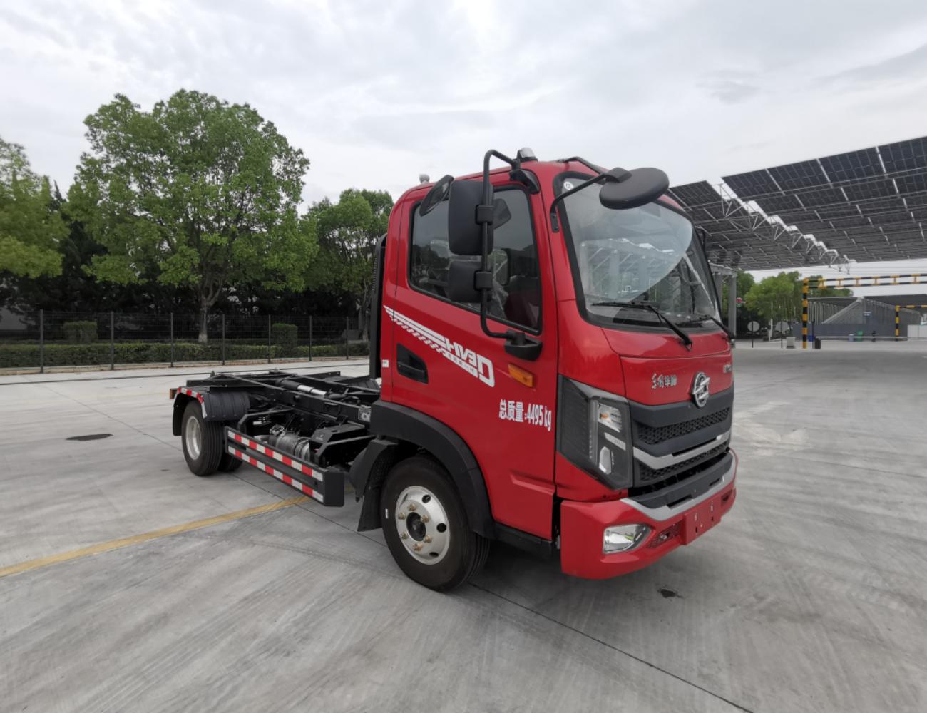 華悅達牌LZX5040ZXXDFD6車廂可卸式垃圾車公告圖片