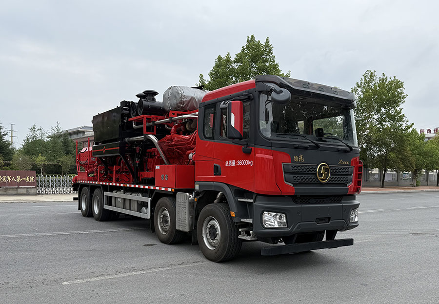 陜汽通力牌STL5360TYL壓裂車(chē)