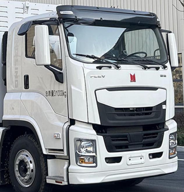 亞潔牌BQJ5310ZXXQLFCEV燃料電池車廂可卸式垃圾車公告圖片