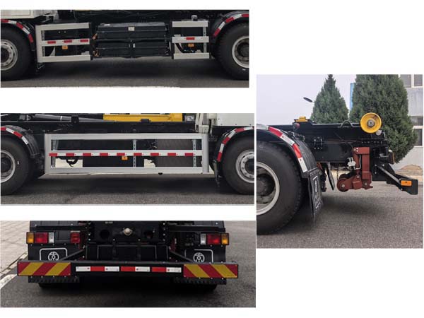 亞潔牌BQJ5310ZXXQLFCEV燃料電池車廂可卸式垃圾車公告圖片