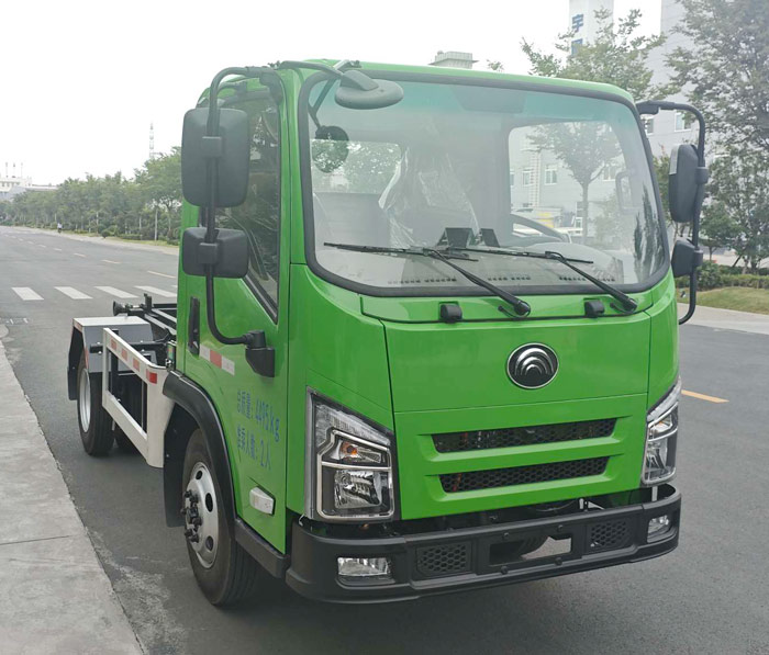 YTZ5041ZXXD0BEV型純電動(dòng)車(chē)廂可卸式垃圾車(chē)圖片