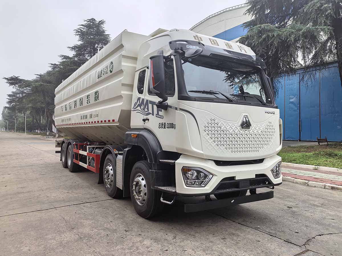 牧安達牌SDM5317ZSLZQCZ散裝飼料運輸車公告圖片