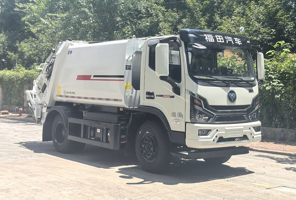 福田牌BJ5127ZYSEV-H1純電動(dòng)壓縮式垃圾車公告圖片