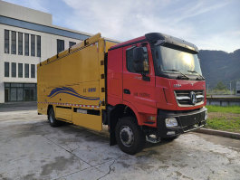 大流量排水抢险车