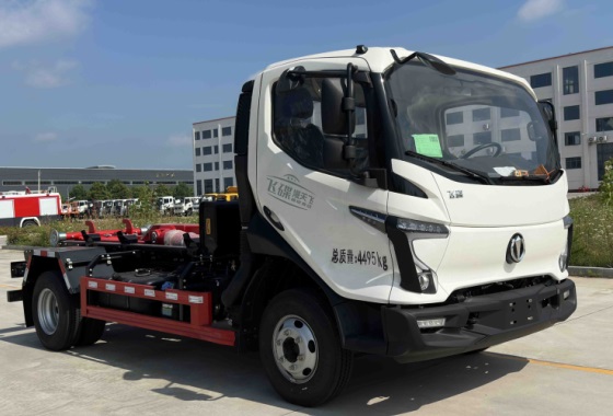 楚帝牌DCD5042ZXXFDPHEV插電式混合動(dòng)力車廂可卸式垃圾車公告圖片
