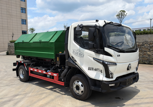 楚帝牌DCD5042ZXXFDPHEV插電式混合動(dòng)力車廂可卸式垃圾車公告圖片