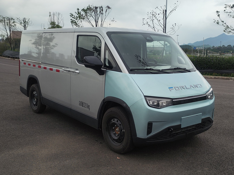 福田牌BJ5033XXYEV01純電動(dòng)廂式貨車公告圖片