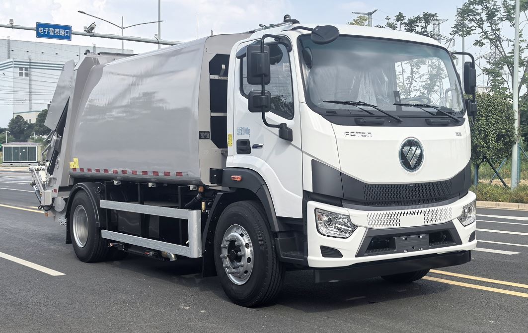 福田牌BJ5187ZYSEV-H1純電動(dòng)壓縮式垃圾車公告圖片