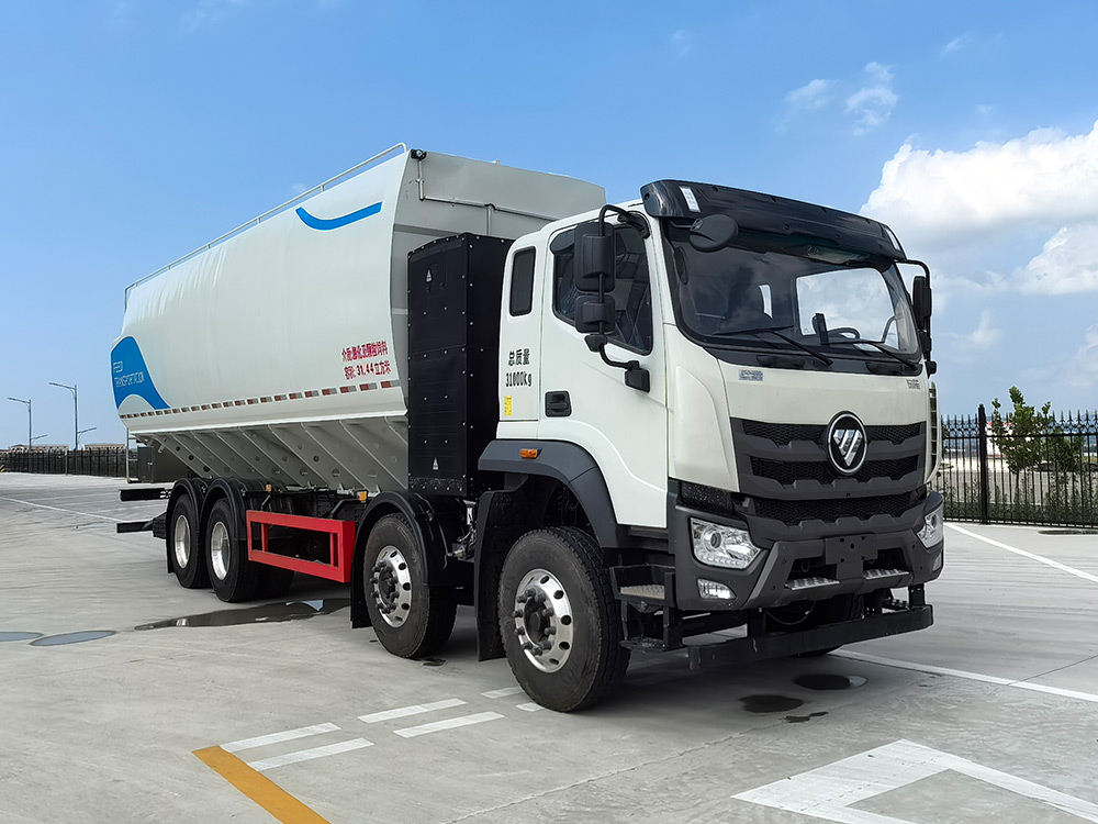 歐曼牌BJ5311ZSLEVGRF-01純電動散裝飼料運輸車公告圖片