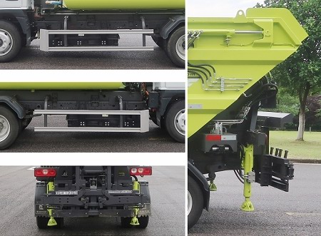 中聯(lián)牌ZBH5040ZZZSHCBEVA純電動自裝卸式垃圾車公告圖片
