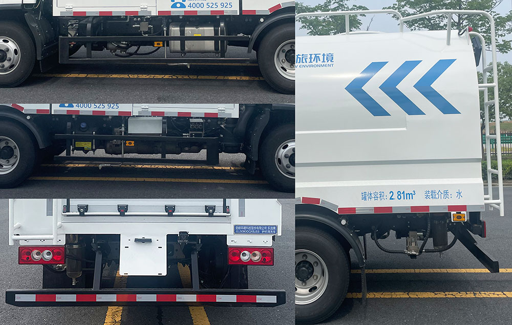 樂潔牌JLL5080GQXBJE6護(hù)欄清洗車公告圖片