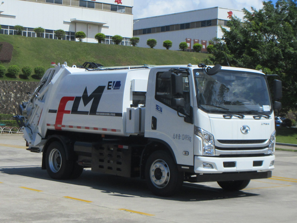 福龍馬牌FLM5124ZYSNJBEV純電動壓縮式垃圾車