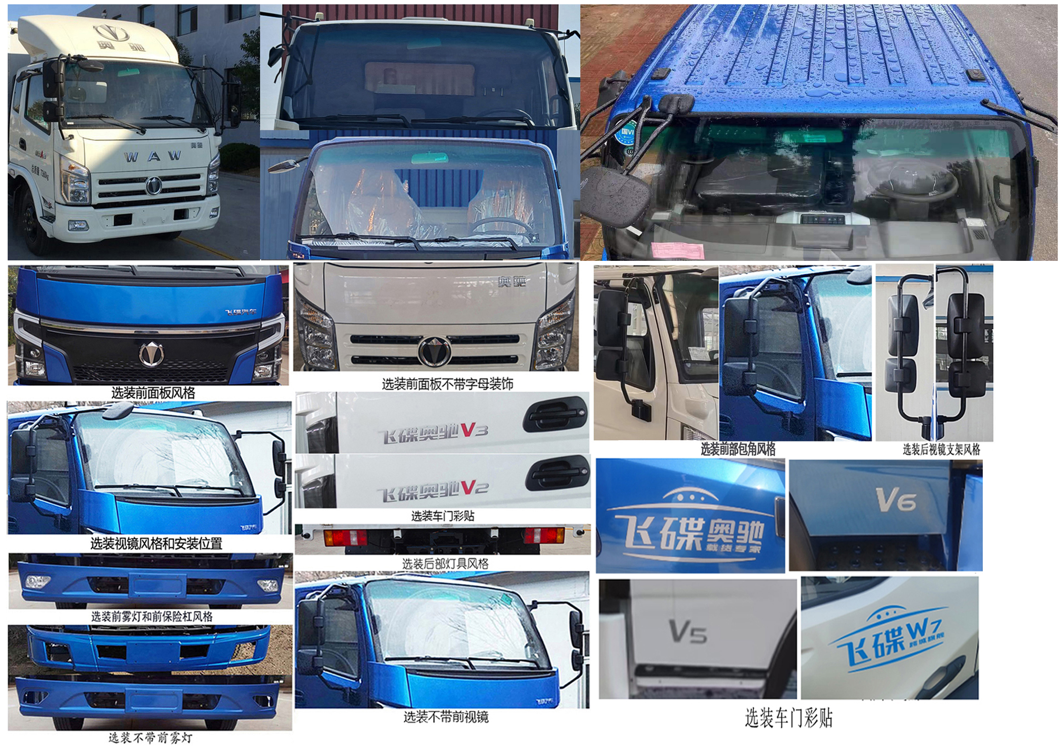 飛碟牌FD5042CCYW63K6-1倉柵式運(yùn)輸車公告圖片