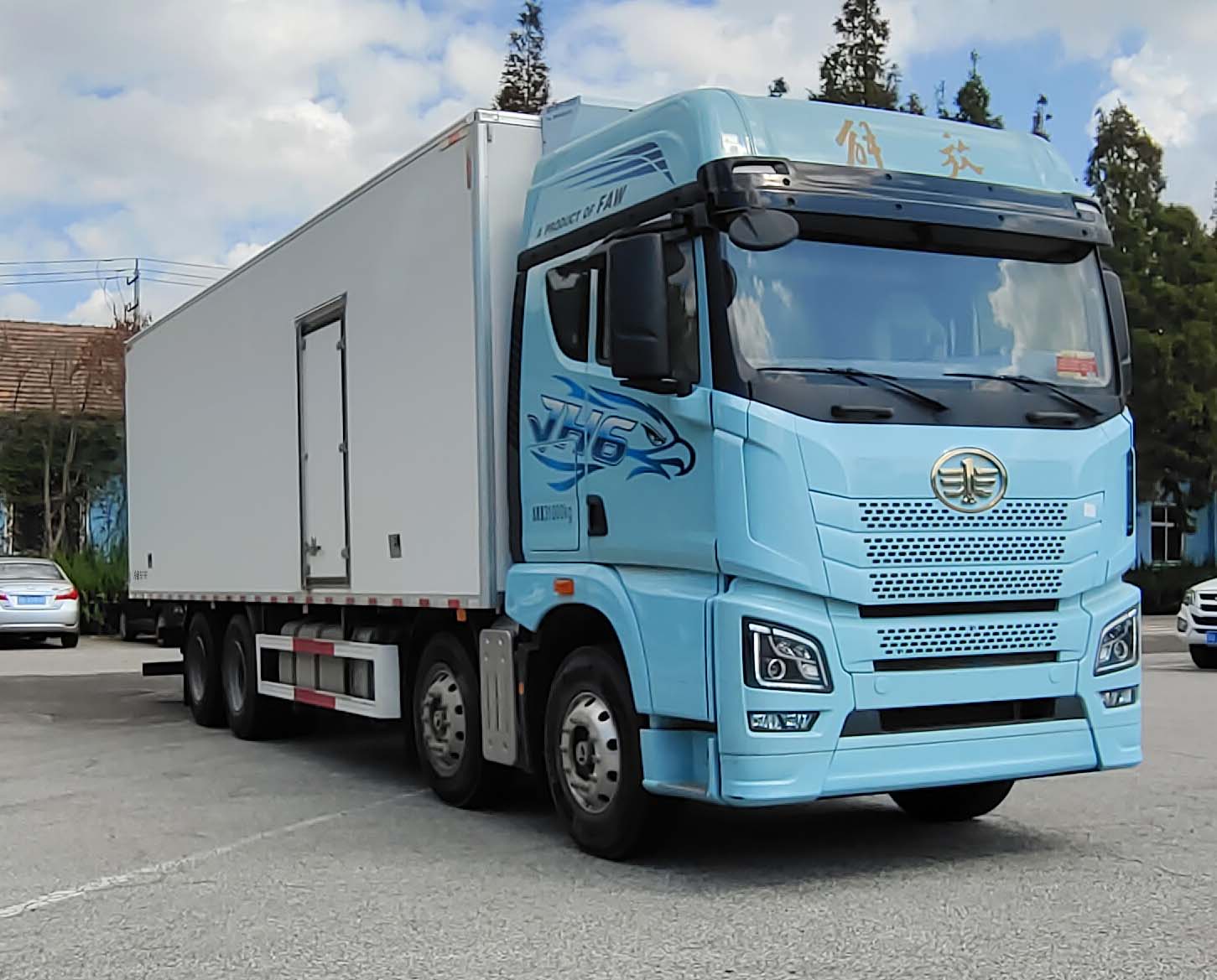 解放牌CA5310XLCP25K15L7T4E6A80冷藏車公告圖片