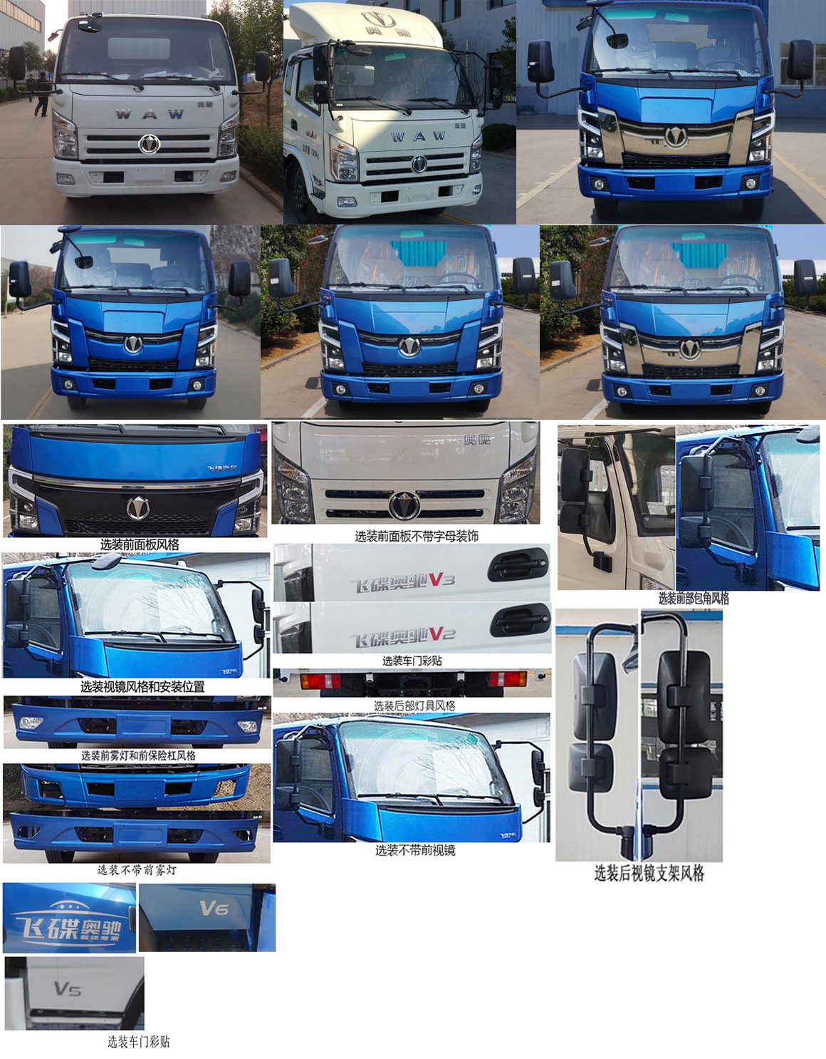 飛碟牌FD5041CCYW17K6-2倉(cāng)柵式運(yùn)輸車公告圖片