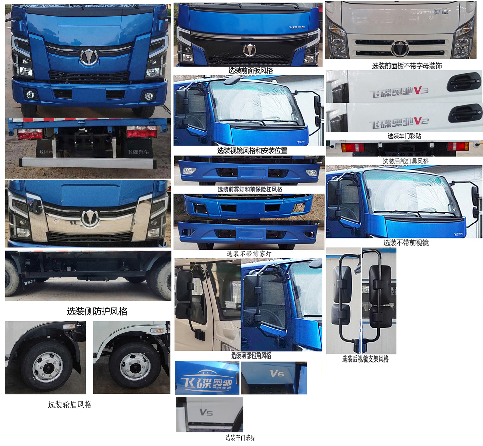 飛碟牌FD5041XXYW17K6-2廂式運(yùn)輸車(chē)公告圖片