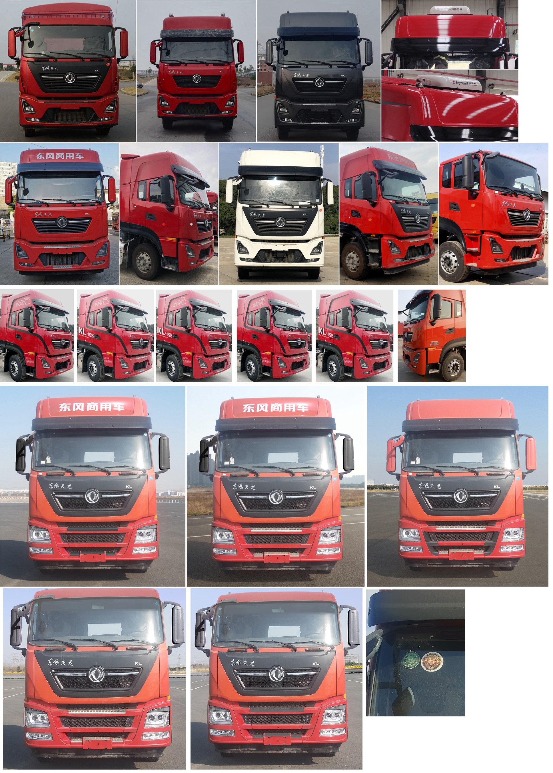 東風牌DFH5320CCYD倉柵式運輸車公告圖片