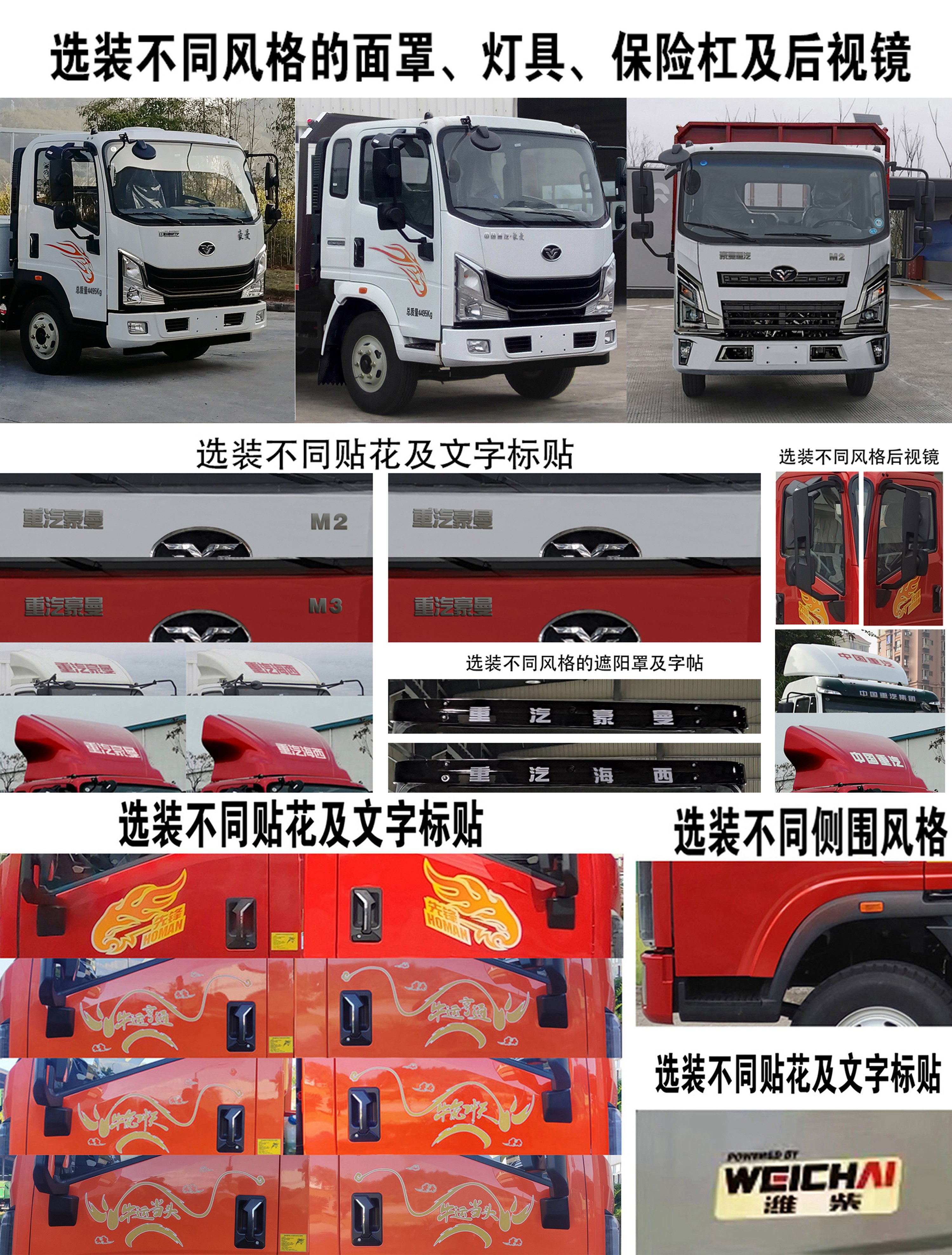 豪曼牌ZZ5048TPBG17FB1平板運輸車公告圖片