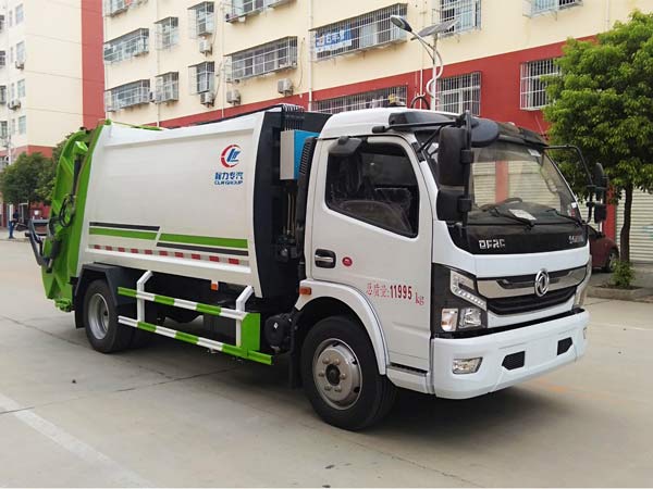 程力威牌CLW5121ZYS6壓縮式垃圾車(chē)公告圖片