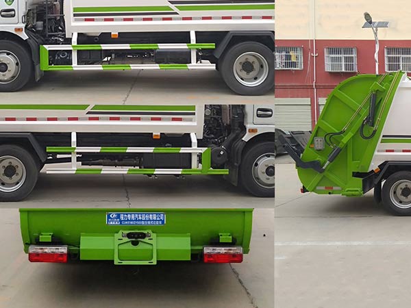 程力威牌CLW5121ZYS6壓縮式垃圾車(chē)公告圖片