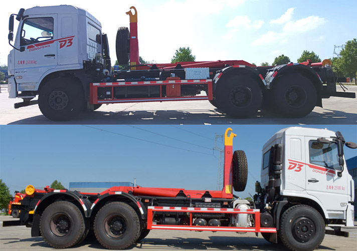 東風(fēng)專(zhuān)底-D3 TWY5251ZXXE6車(chē)廂可卸式垃圾車(chē)公告圖片